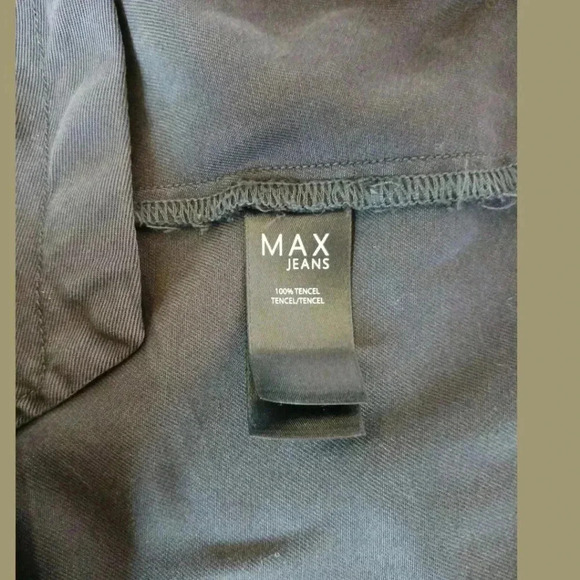 Max jeans tensel vest jacket sleeveles size M green army color - Picture 8 of 9